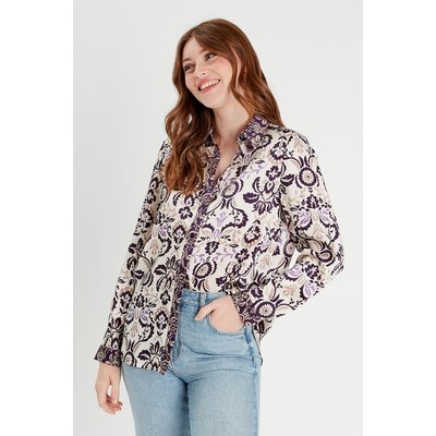 Chemise manches longues satin CACHE CACHE