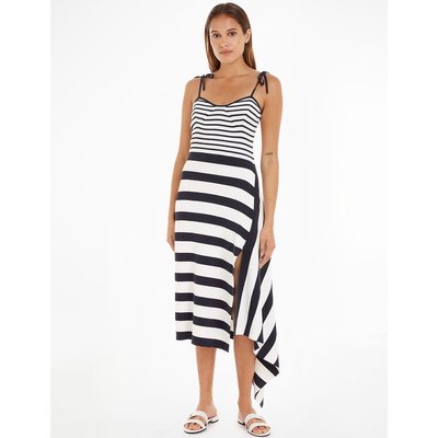 Robe rayée à fines bretelles TOMMY HILFIGER