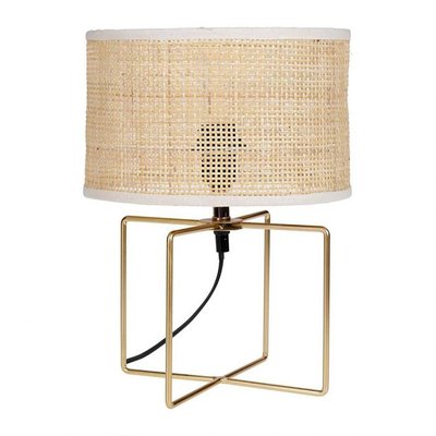 Lampe Métal Rotin Yuca DECORATIE