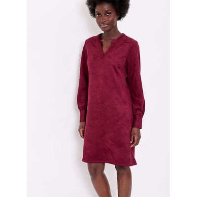 Robe droite suédine souple ANIKA LA FIANCÉE