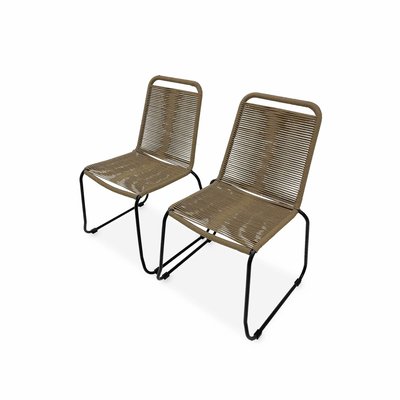 Chaise jardin en corde empilable (lot de 2) BRASILIA SWEEEK