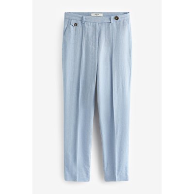 Pantalon fuselé texturé coupe classique NEXT