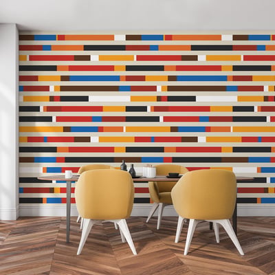 Papier peint, quadrilatère HEXOA