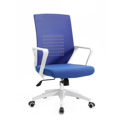 Fauteuil de bureau à roulettes en tissu, LUCA HISPANOHOGAR