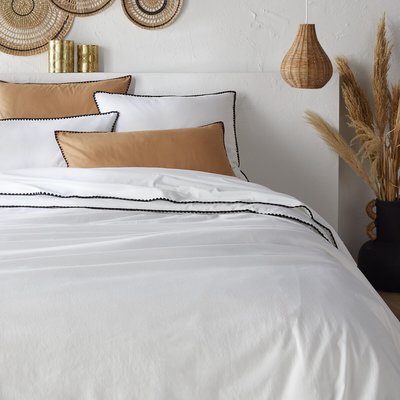 Housse de couette en coton lavé, brodée, Merida LA REDOUTE INTERIEURS