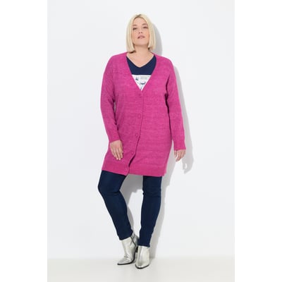 Cardigan col en V et patte de boutonnage ULLA POPKEN