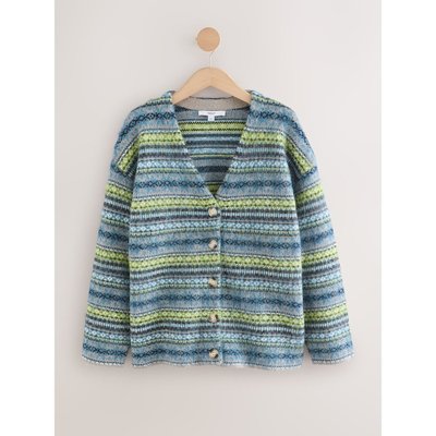 Cardigan à col v effet brossé NEXT