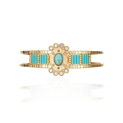 Bracelet ajustable jonc avec perles BRILLANT HIPANEMA
