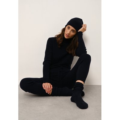 DAYAYA chaussettes navy en cachemire JUST CASHMERE