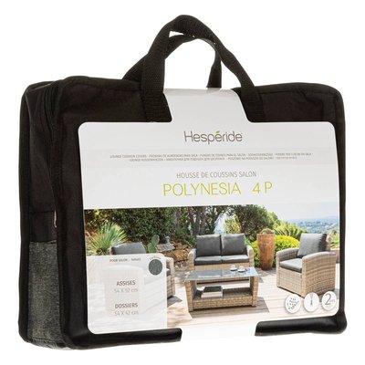 Housse de coussin salon 4 places POLYNÉSIA HESPERIDE