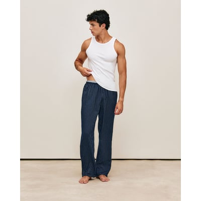 Pantalon rayé avec ceinture intégrée CARRFLANIZ UNDIZ