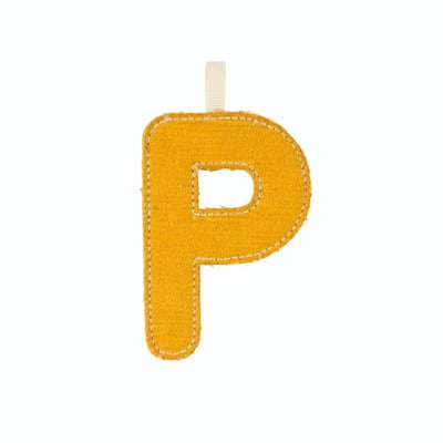 Lettre en tissu phosphorescente P LILLIPUTIENS