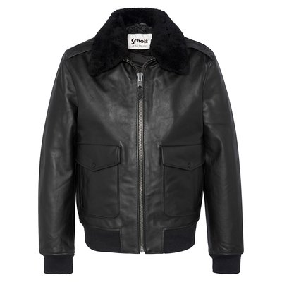 Blouson pilote type A-2, cuir de vachette SCHOTT