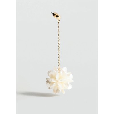Boucles d'oreilles longues fleurs MANGO