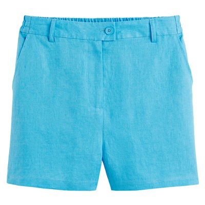 Calções em puro linho, cintura subida LA REDOUTE COLLECTIONS