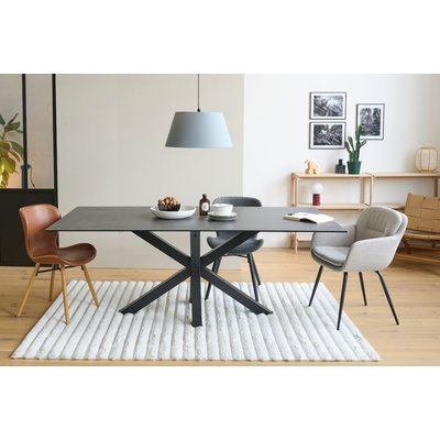 Table de salle à manger rectangulaire en céramique L200 - NEIVA HELLIN, DEPUIS 1862