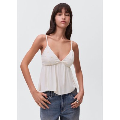 Top maille détail sequins MANGO TEEN