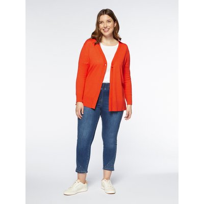 Gilet long rouge femme La Redoute
