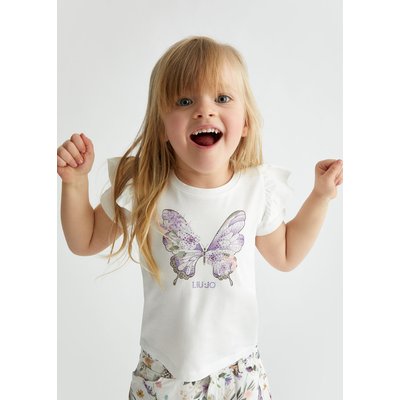 T-shirt en coton avec imprimé LIU JO