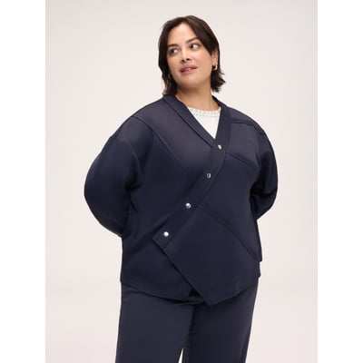Sweat-shirt avec fermeture asymétrique FIORELLA RUBINO