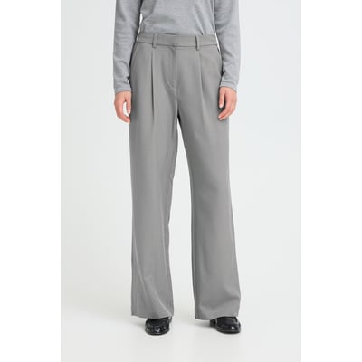 Pantalon large à pinces, taille elastiquée ICHI