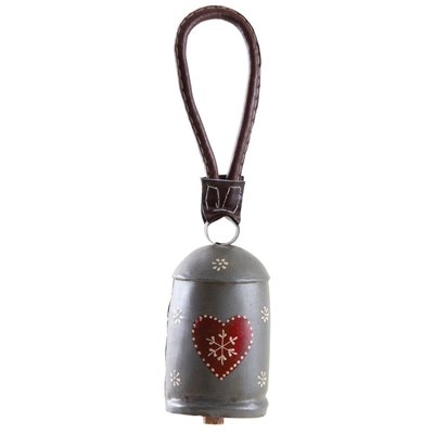 Cloche en métal avec coeur AUBRY GASPARD