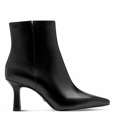 Bottines pointues en cuir TAMARIS