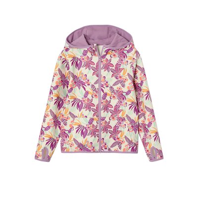Sweat sport zippé matière technique motifs fleurs SPORT VERTBAUDET
