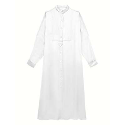Robe Boy en lin mélangé blanche INES DE LA FRESSANGE PARIS