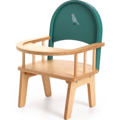 Chaise haute à barreaux pour poupon DJECO