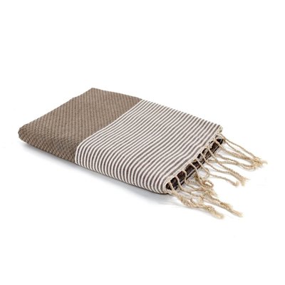 Fouta nid d'abeille coton IBIZA FEBRONIE