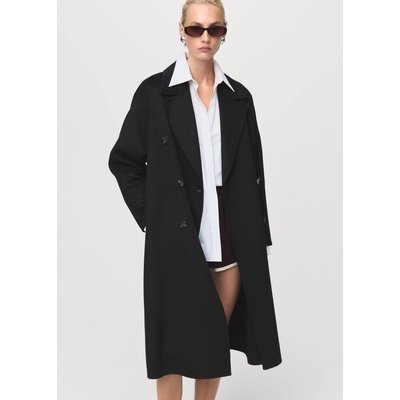 Manteau laine fait main oversize MANGO