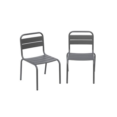 Chaise enfant, salon de jardin enfant métal (lot de 2) KRISTOFF SWEEEK