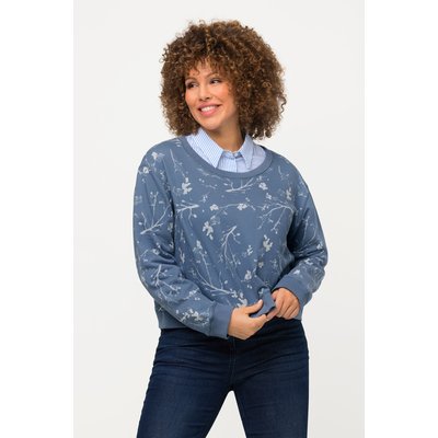 Sweat-shirt, oversize, court, col rond ULLA POPKEN