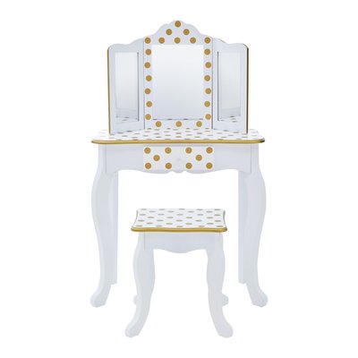 Coiffeuse Tabouret Enfant Bois FASHION PRINTS TEAMSON KIDS