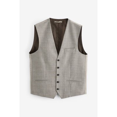 Gilet de costume slim aux carreaux NEXT