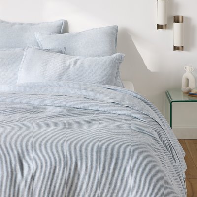 Housse de couette en lin lavé, Limona bleu LA REDOUTE INTERIEURS