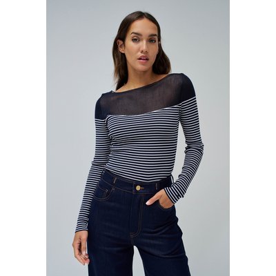 PULL AVEC TRANSPARENCE SALSA JEANS
