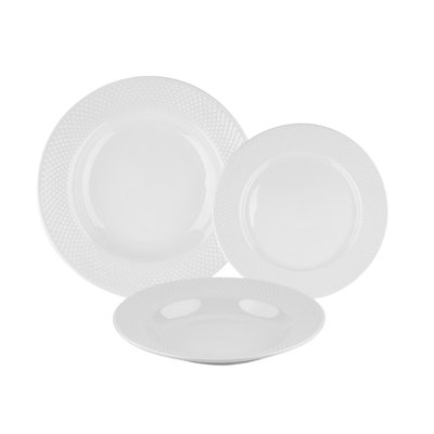 Service 18 pièces blanc - "serenity LAGUIOLE CUISSON