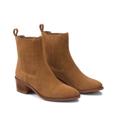 Bottines nubuck beige femme clearance