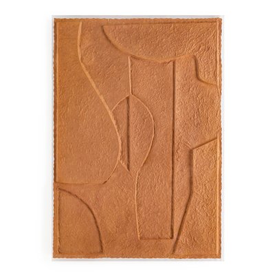 Arte de pared de papel en relieve, Sarausa AM.PM