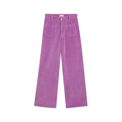 PANTALON JANE VELOURS CORDPURPLE PULLIN