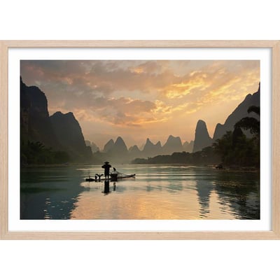 Affiche paysage baie d' halong HEXOA