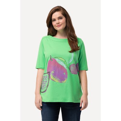 T-shirt imprimé fruits. Décolleté bateau ULLA POPKEN