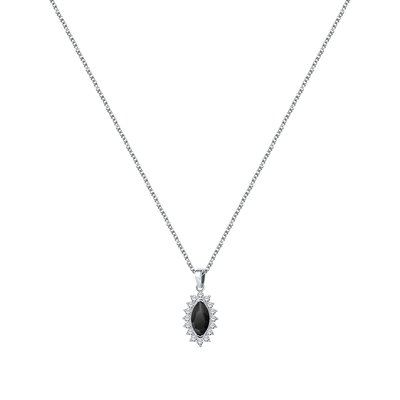 Collier en argent 925 et oxyde de zirconium CLEOR