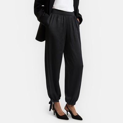 Pantalon large avec liens à nouer aux chevilles LA REDOUTE COLLECTIONS