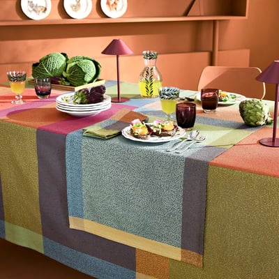 Chemin de table pur coton MILLE BAIES GARNIER THIEBAUT