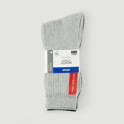 Lot de 3 paires de chaussettes de sport - Monoprix Fit MONOPRIX