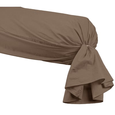 Taie de traversin en percale de coton SOFT PERCALE SENSEI MAISON