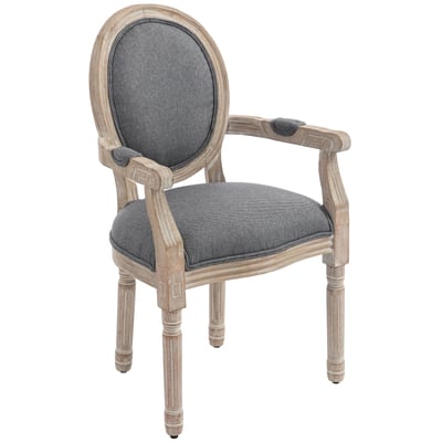 Chaise de salle à manger Bois Gris HOMCOM